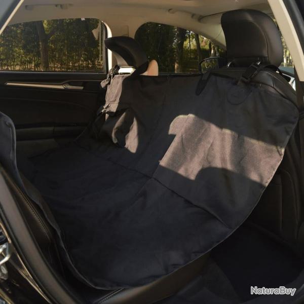 Housse de sige auto pour animaux 148 x 142 cm Noir alsavelo