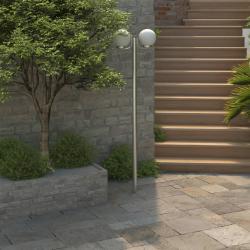 Lampadaire de jardin 2 lampes 220 cm alsavelo