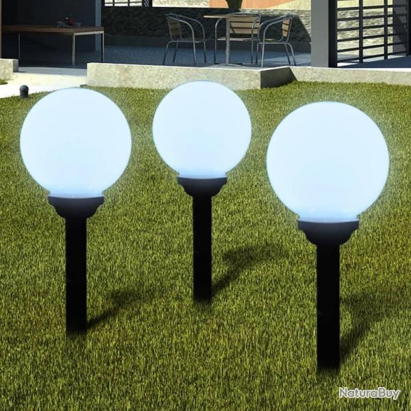 Lampes d'alle  LED 3 pcs 20 cm avec piquet de sol alsavelo