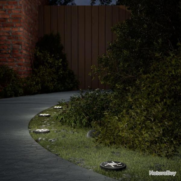 Lampes solaires de sol et piquets de sol extrieur 4 pcs alsavelo
