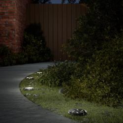 Lampes solaires de sol et piquets de sol extérieur 4 pcs alsavelo