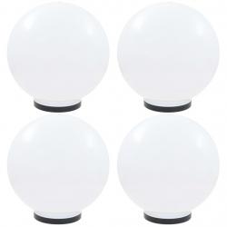 Lampes à LED sous forme de boule 4 pcs Sphérique 40 cm PMMA alsavelo
