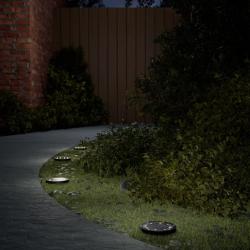 Lampes solaires de sol et piquets de sol extérieur 12 pcs alsavelo