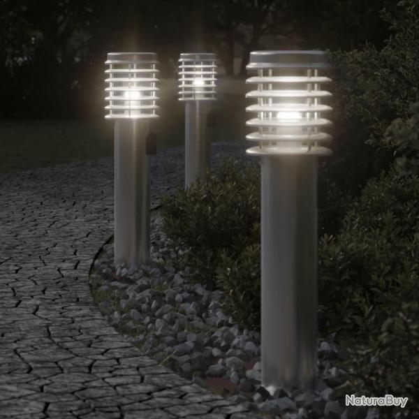 Lampadaire d'extrieur et sortie argent 60 cm acier inoxydable alsavelo