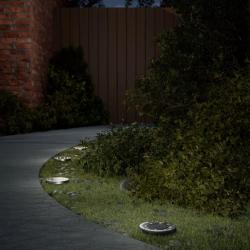 Lampes solaires de sol et piquets de sol extérieur 12 pcs alsavelo