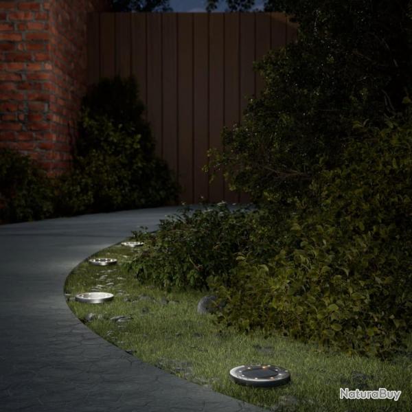 Lampes solaires de sol et piquets de sol extrieur 12 pcs alsavelo