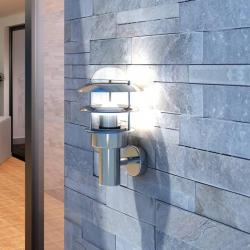 Lampe murale LED de patio Acier inoxydable alsavelo