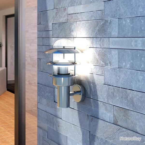 Lampe murale LED de patio Acier inoxydable alsavelo