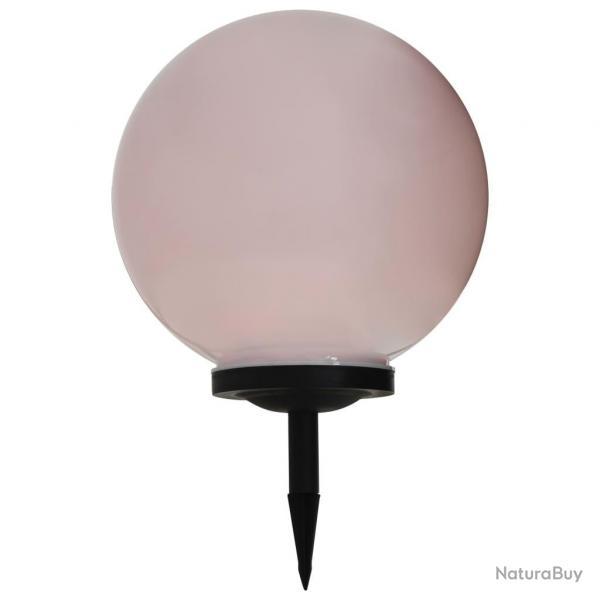 Lampe LED solaire d'extrieur sphrique 40 cm RVB alsavelo