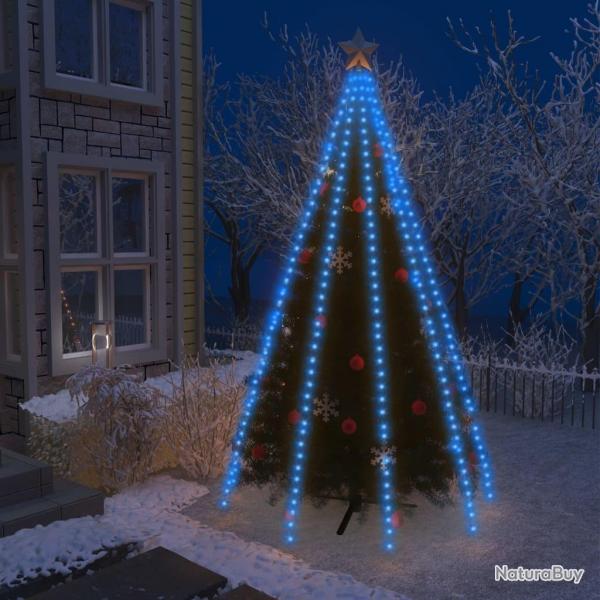 Guirlande lumineuse d'arbre de Nol 400 LED Bleu 400 cm alsavelo
