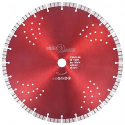 Disque de coupe diamanté avec turbo et trous Acier 350 mm alsavelo