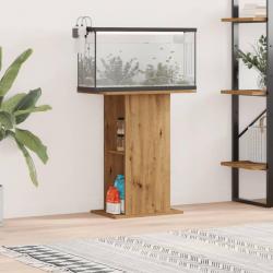 Support pour aquarium chêne artisanal 36x60,5x72,5 cm alsavelo