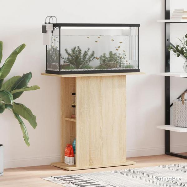 Support pour aquarium chne sonoma 75x36x72,5 cm alsavelo