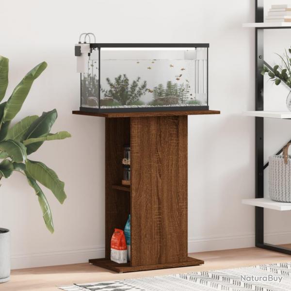 Support pour aquarium chne marron 60,5x36x72,5 cm alsavelo