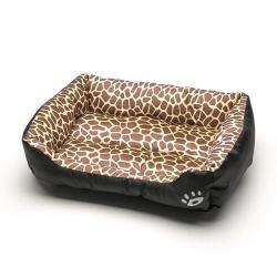 coussin matelas pour animaux de compagnie coussin moyen leopard print 2XL