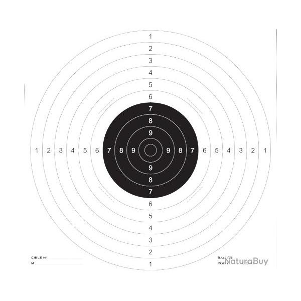 CIBLES PAPIER C50 51X52 PACK DE 100 "UMAREX"