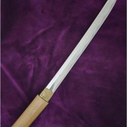 Magnifique Sabre Japonais : WAKIZASHI par Jumyo, en SHIRASAYA (16e siècle !! - fin Muromachi).