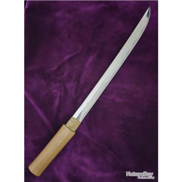 Magnifique Sabre Japonais : WAKIZASHI par Jumyo, en SHIRASAYA (16e sicle !! - fin Muromachi).
