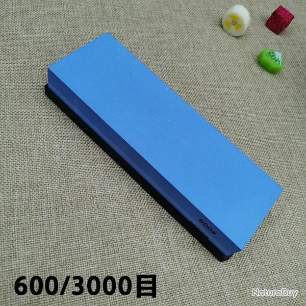 Pierre a Eau a Aiguiser les Couteaux Double Face, Modele: 600/3000