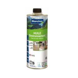 Huile parquet environnement Blanchon 0.5L bois brut sans odeur