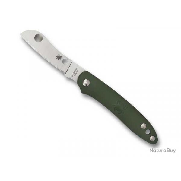 COUTEAU SPYDERCO ROADIE VERT OLIVE