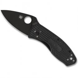 COUTEAU SPYDERCO AMBITIOUS NOIR LAME NOIRE