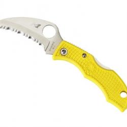 COUTEAU SPYDERCO LADYBUG 3 SALT JAUNE