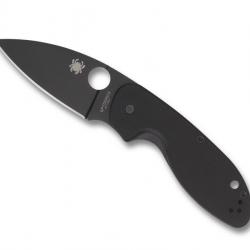 COUTEAU SPYDERCO EFFICIENT LAME NOIRE