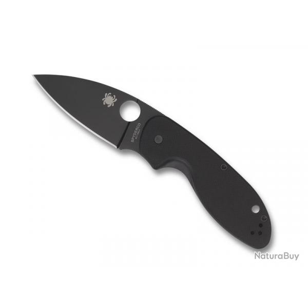 COUTEAU SPYDERCO EFFICIENT LAME NOIRE