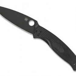 COUTEAU SPYDERCO RESILIENCE TOUT NOIR