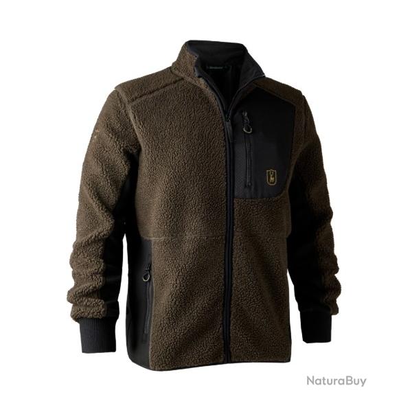 Veste DEERHUNTER NORTHWARD FIBER PILE chocolat