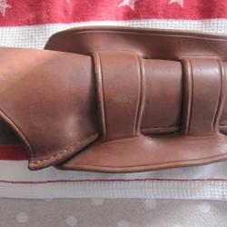 TRES BEAU HOLSTER WESTERN EN CUIR EPAIS