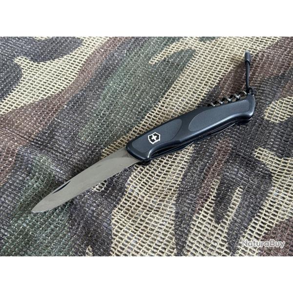 COUTEAU VICTORINOX ONYX BLACK RANGER GRIP 55