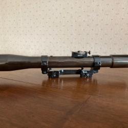 Lunette Autrichienne C. REICHERT  4 x acier avec montage acier monobloc dérivable pour rail de 11 mm