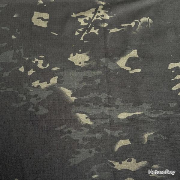 Tissu Camouflage Multicam Noir - MulticamNoir / 1M