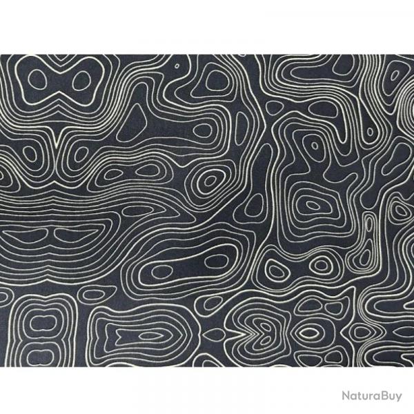 Tissu Camouflage Psych Noir - Noir / 1M