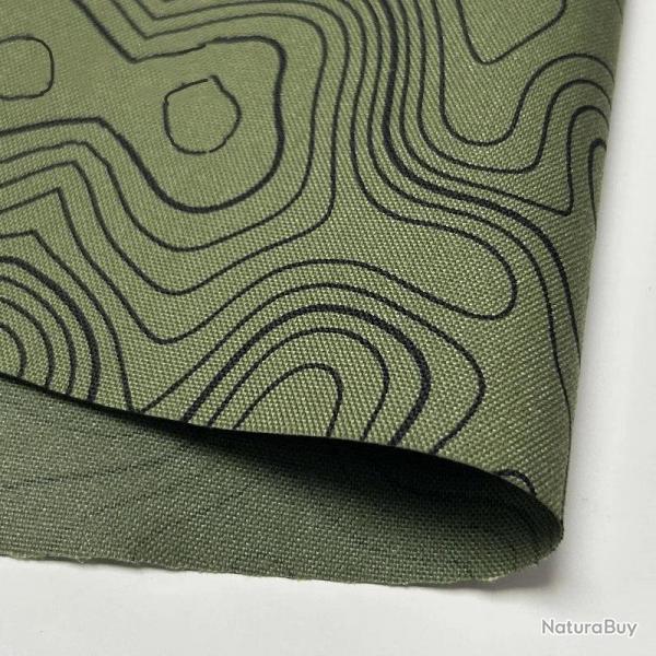 Tissu Camouflage Psych Vert OD - VertOD / 1M