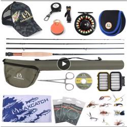 PROMO OUVERTURE Kit complet de pêche à la mouche Maximumcatch