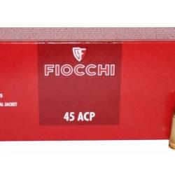 FIOCCHI .45 ACP FMJ 230GR X50