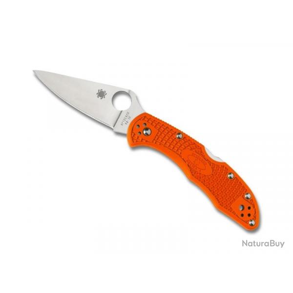 COUTEAU SPYDERCO DELICA 4 ORANGE