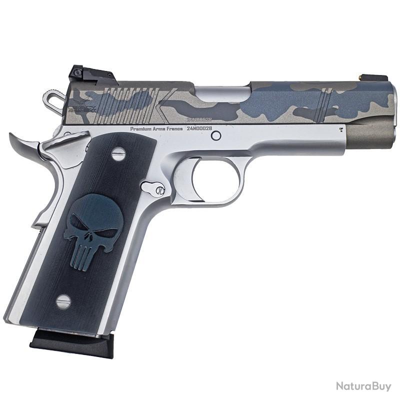 PISTOLET LEGACY ARMEMENT 1911 K11 PUNISHER GREY/TB 4.25