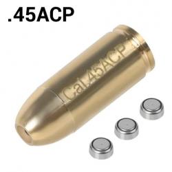 Cartouche laser de réglage calibre 45 ACP