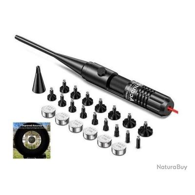 COLLIMATEUR DE RÉGLAGE Rouge Professionnel en mallette calibre 0.17 jusqu'à cali EUR 38,50 - FR