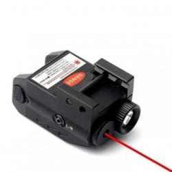 Lampe Laser Rouge et led 500 Lumens pour rail picatinny