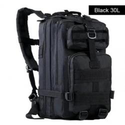 Sac à dos tactique 30 Litres noires