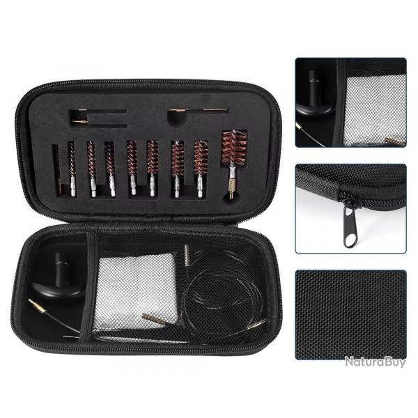 Kit de nettoyage universel toutes armes pour calibres ,17  12 GA