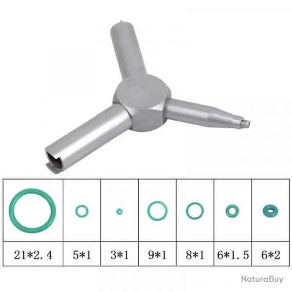 Kit dmontage valve pour rparation et entretien chargeur Gaz et CO2