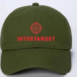 Casquette Kaki militaire Brodée InTheTarget