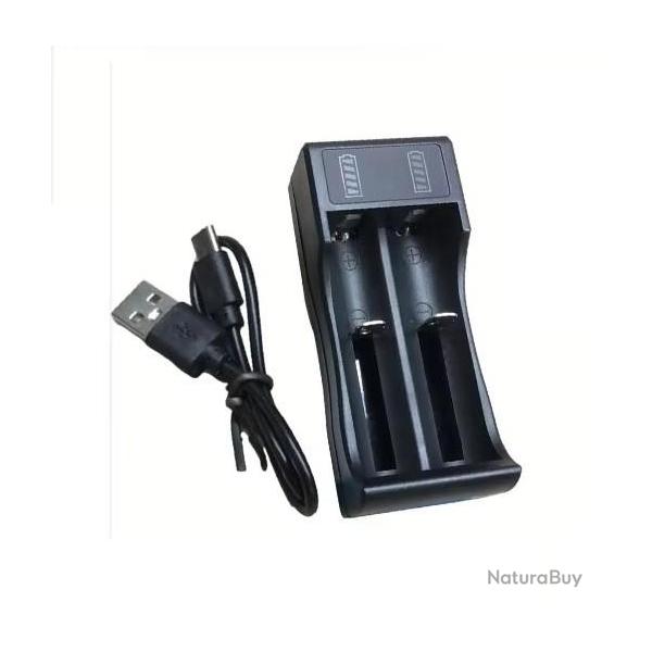 Chargeur de batterie 18650 10440 14500 16340 16650 14650 18350 18500