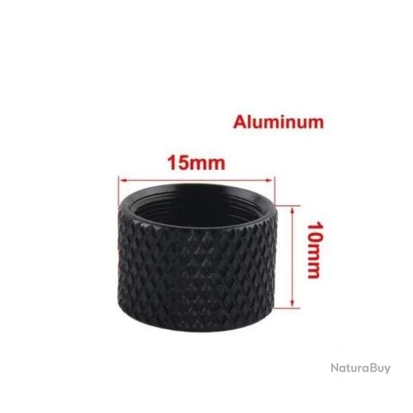 Bague de Protection pour Filetage 1/2x20 UNF Noir longueur 10 mm